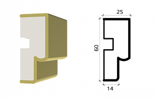 Молдинг М60/25