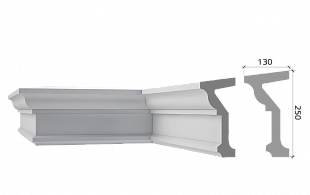 КАРНИЗ МЕЖЭТАЖНЫЙ КМ250/130