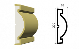 Молдинг М200/55