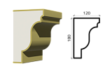 Подоконник из пенополистирола П180/120