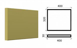 Руст из пенополистирола Р400/320-2