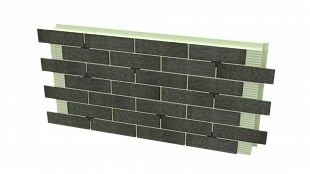 Термопанели BRICK STONE коричневый ЭППС