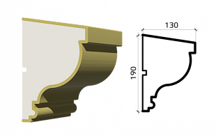 Подоконник из пенополистирола П190/95