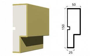 Молдинг М150/50-2