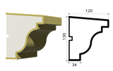 Подоконник из пенополистирола П130/120